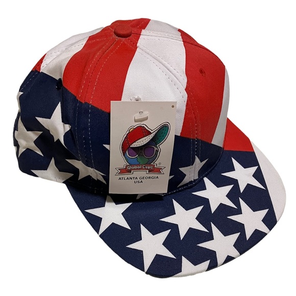 Vintage Global Caps United States Snap Back Hat NWT - Picture 1 of 9